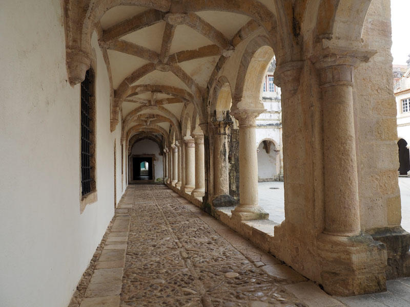 Corridor beside one of the cloisters