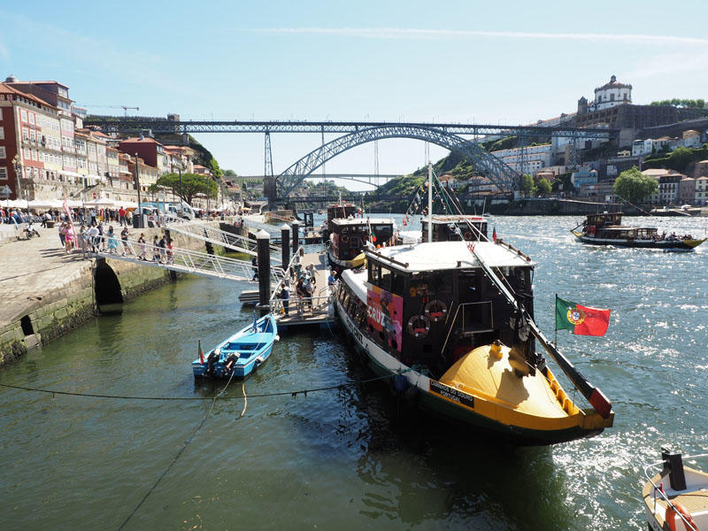 The Douro river from the Ribeira