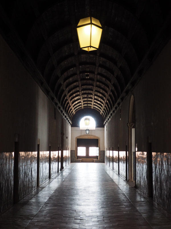 The dormitory corridor of the Convento de Cristo