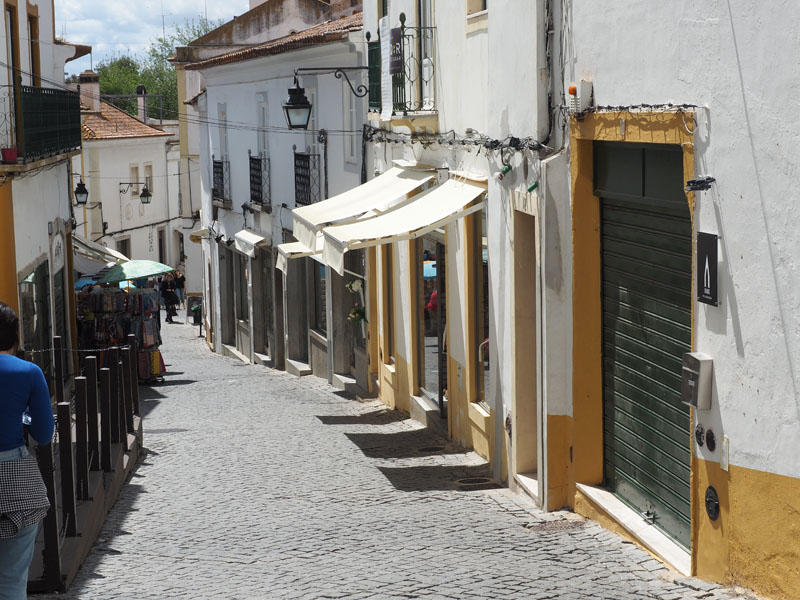 On the streets of Evora