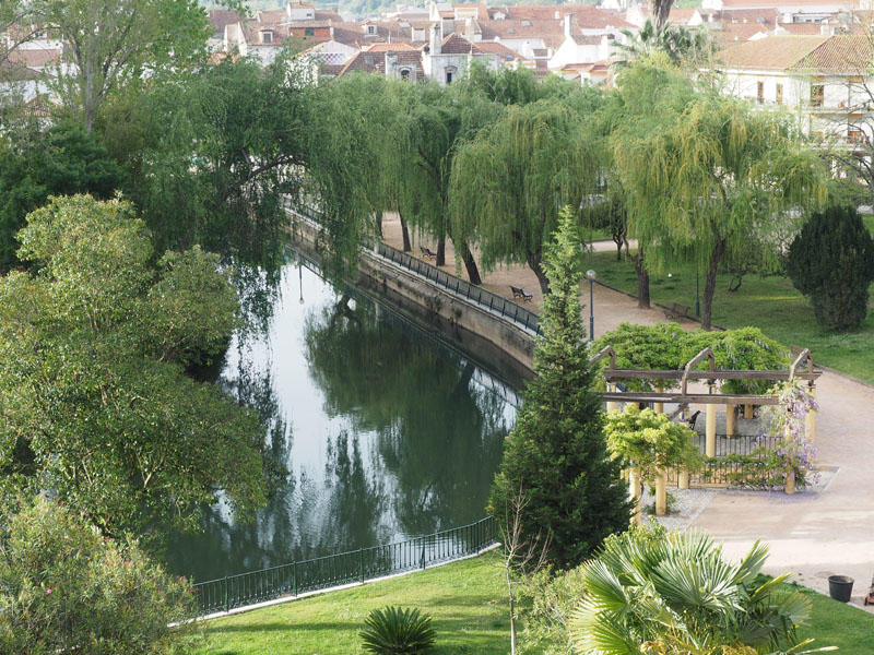 Park in Tomar beside our hotel