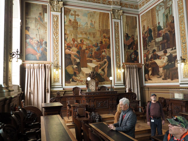 The old courtroom - Palacio da Bolsas