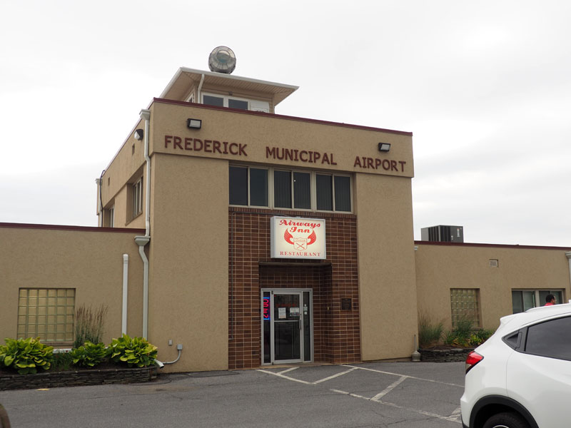 Old Frederick Muncipal Airport building