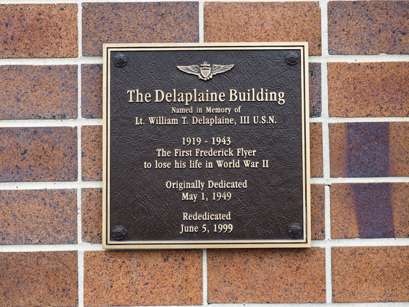The old Frederick Muncipal Airport building
