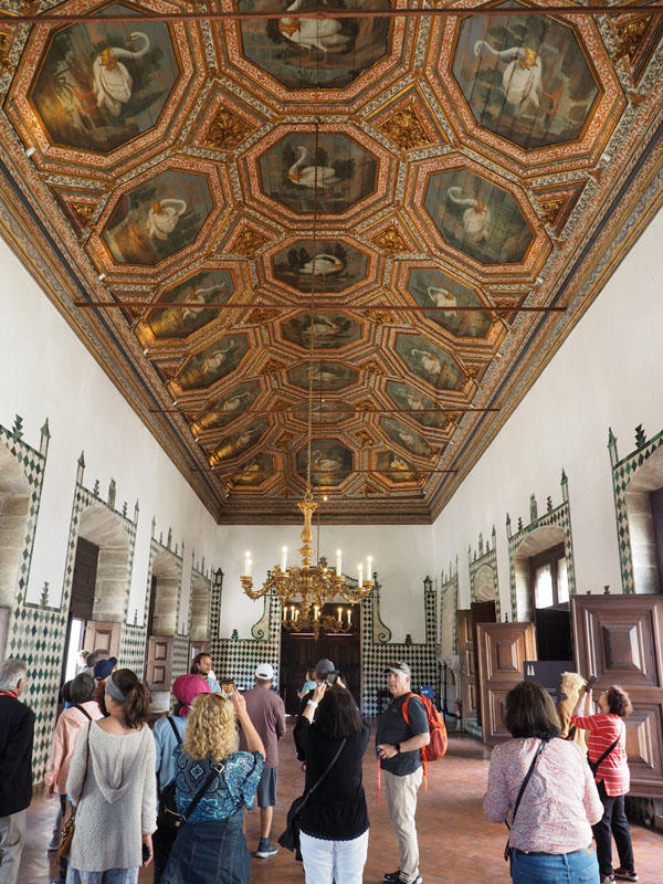 The Swan Room in the Palace of Sintra