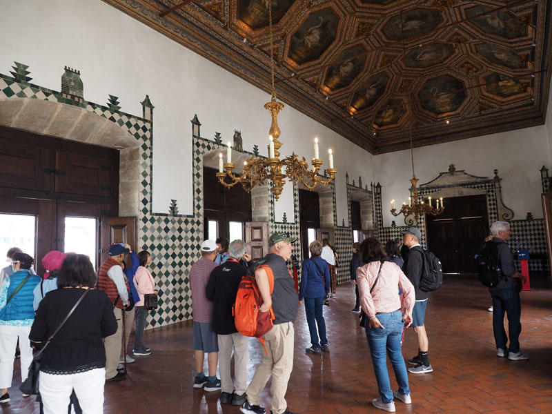 The Swan Room in the Palace of Sintra