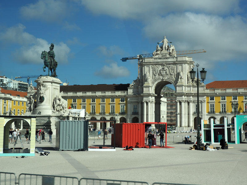 Arco da Rua Augusta  and Estátua de D. José I