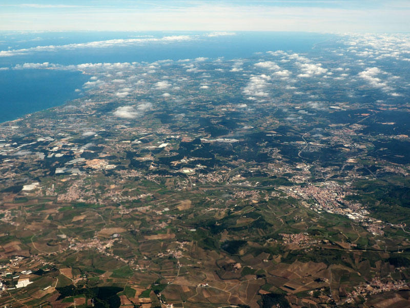 Shortly after takeoff from Lisbon