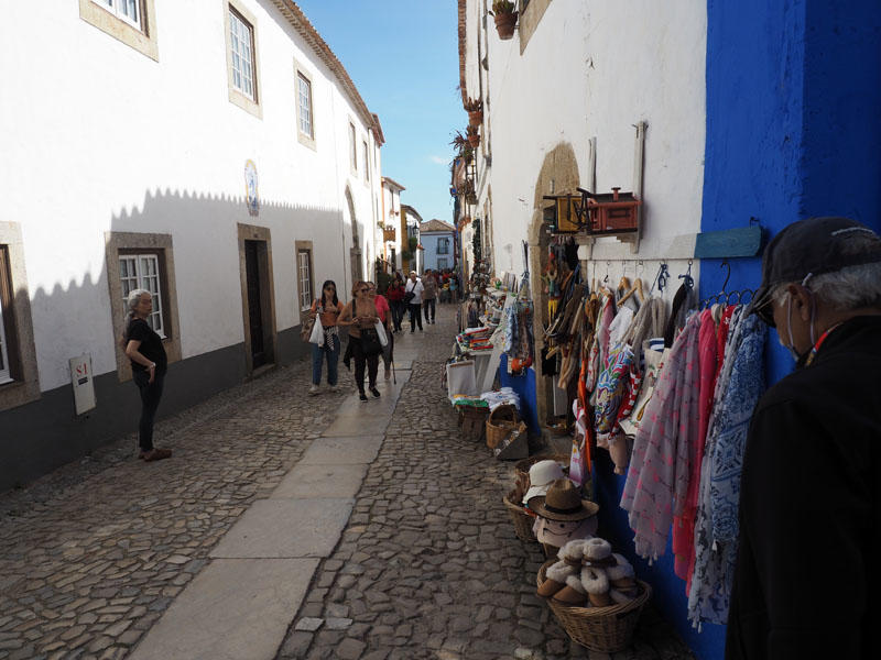 The main street in Castelo de Obidos