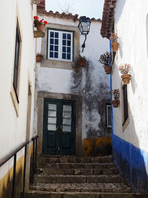 Alleyway in Castelo de Obidos