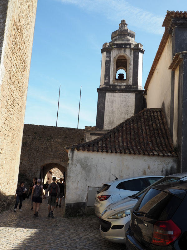 Walking through Castelo de Obidos