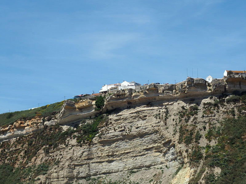 Our original location on the upper section of Nazare