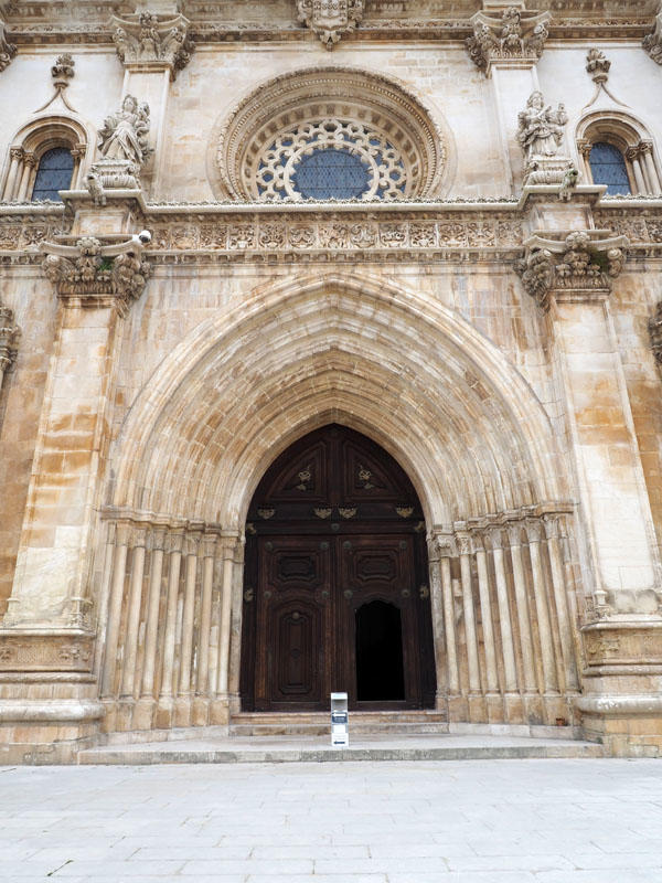 Entrance of the Alcobaca church