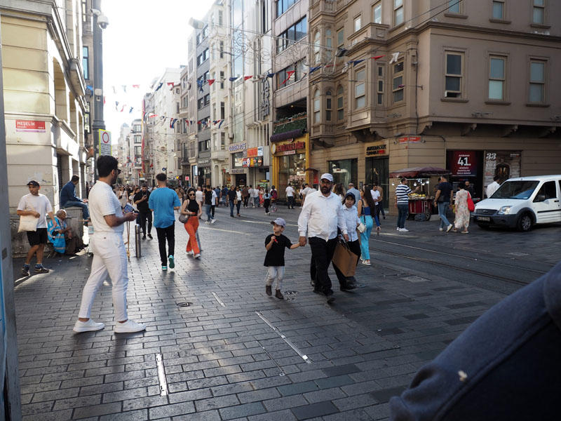 Streets near Taksim Square
