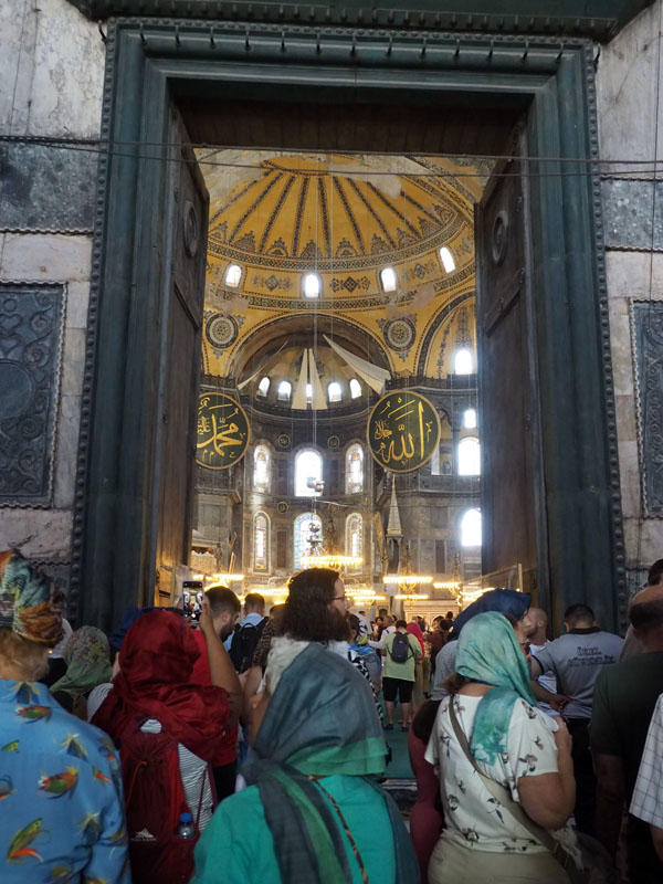 Entrance to the Hagia Sophia