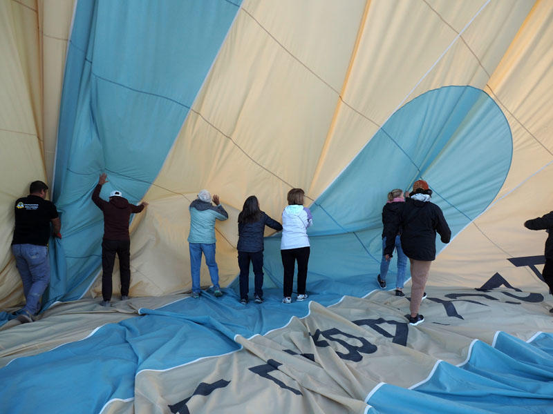 Deflating the balloon
