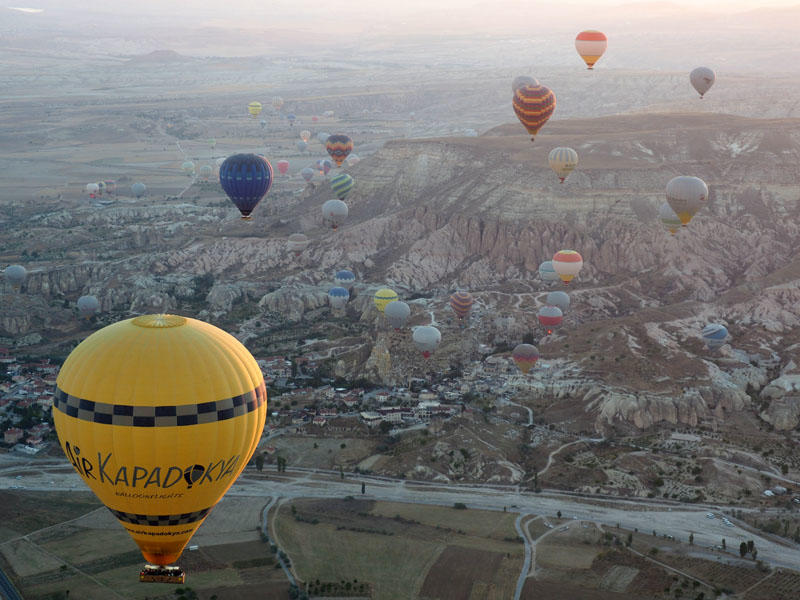 Balloons an formations