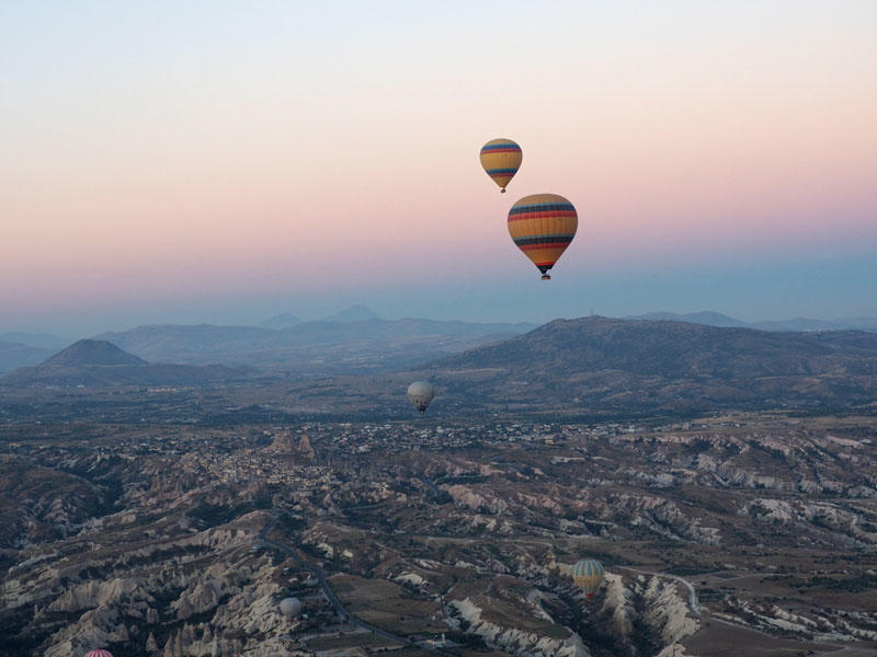 Sunrise over Cappadocia