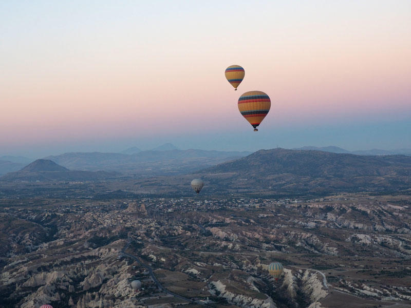 Sunrise over Cappadocia