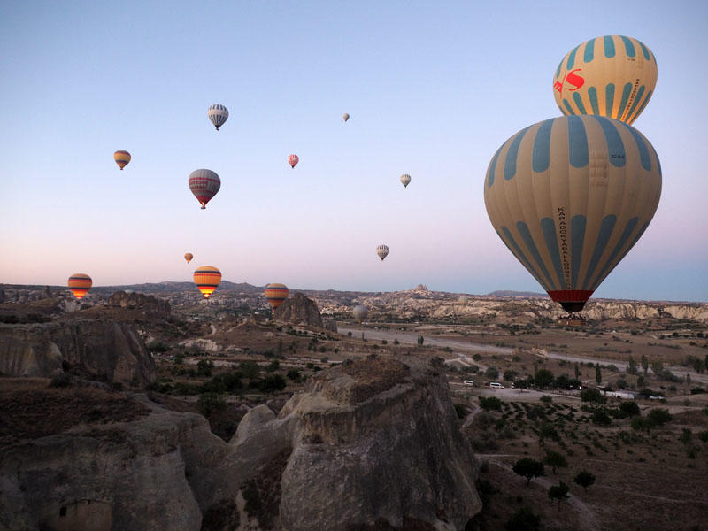 Rising above Cappadocia