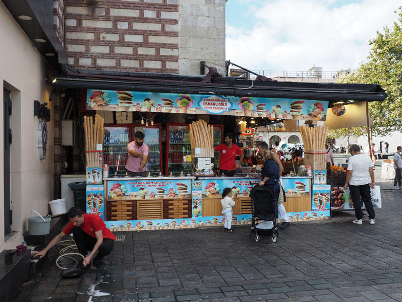 Istanbul Ice Cream vendor