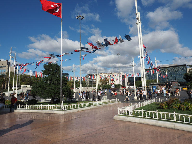 At Taksim Square