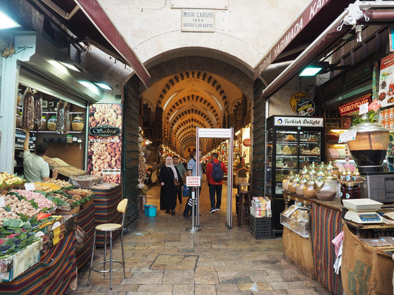 An entrance to the Spice Market not taken