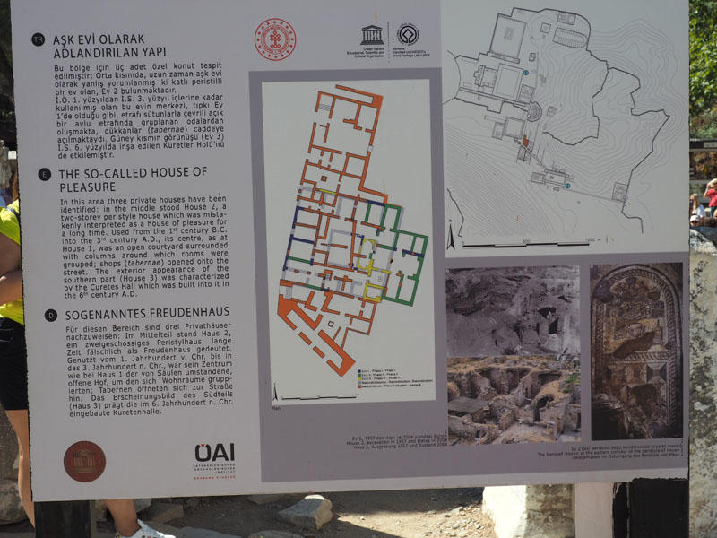 The layout of the House of Pleasure in Ephesus