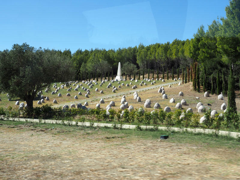 A cemetary for Turkish soldiers