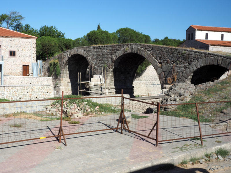 An old Roman bridge in Bergama