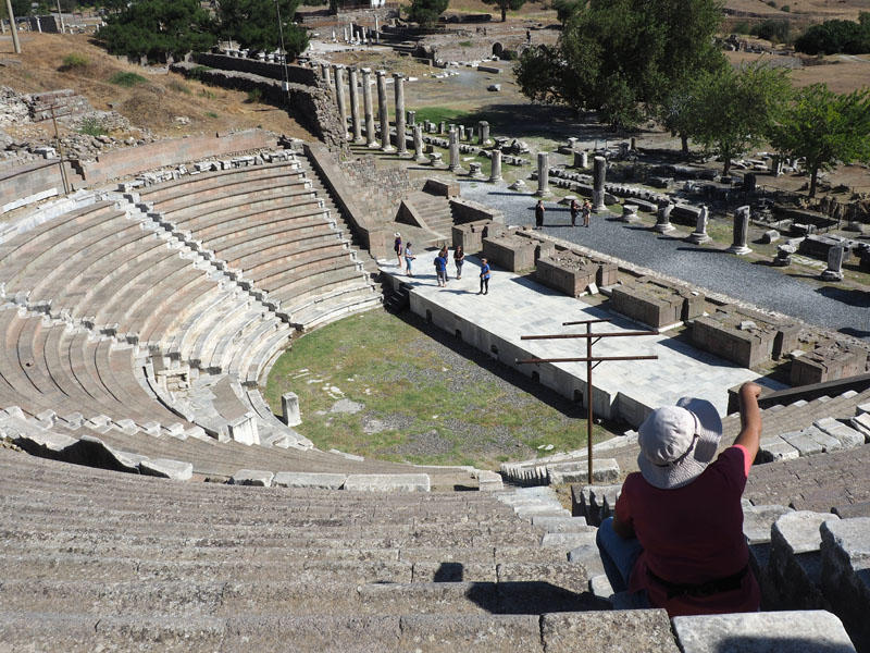 The Amphiteater at the Asceplion of Pergamum