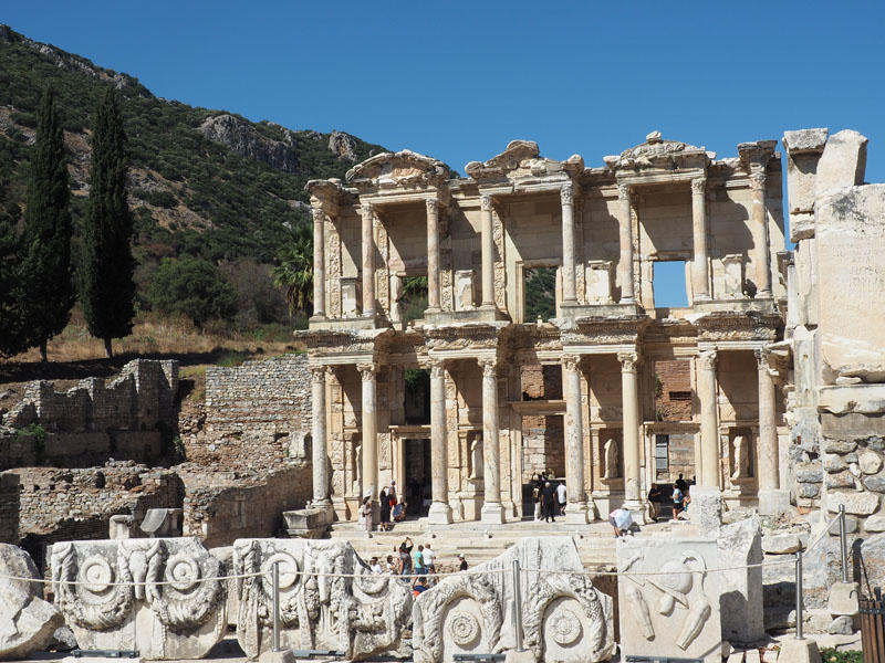 Celsus library from Marble street