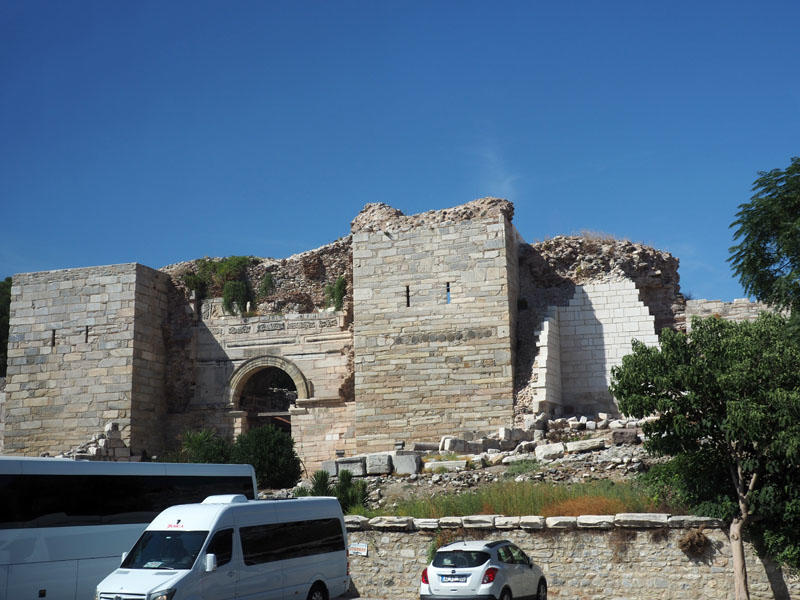 Ruins in the area where St. John lived