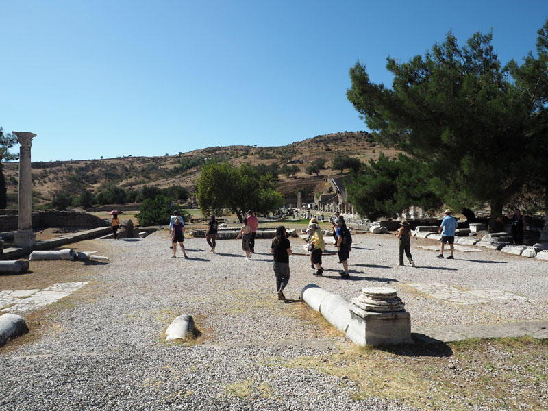 Walking to the Asklepion of Pergamon