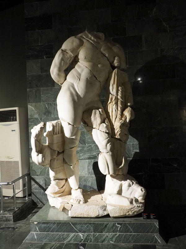 Heracles at Antalya museum - found in Perge