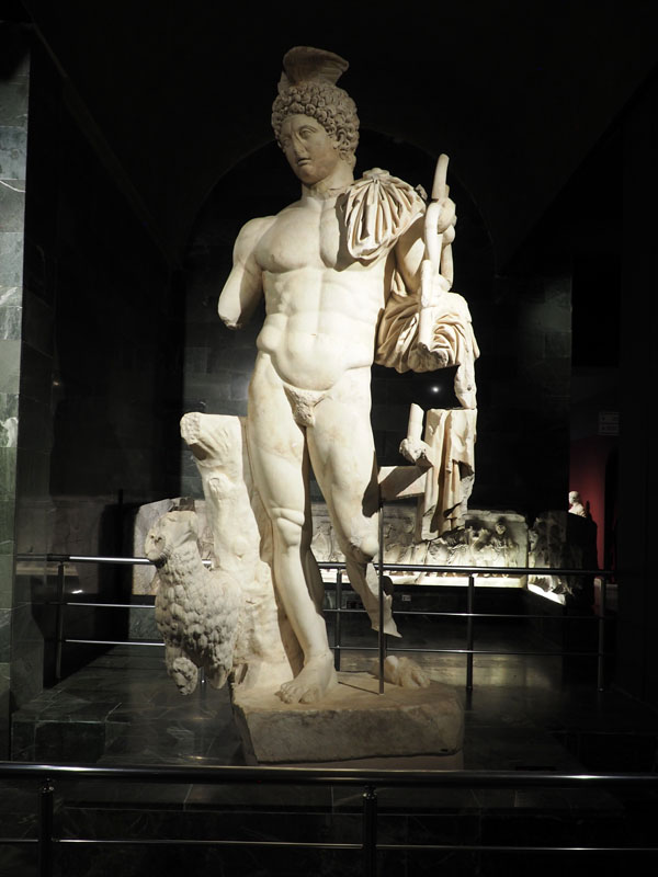 Statue of Hermes in Antalya museum