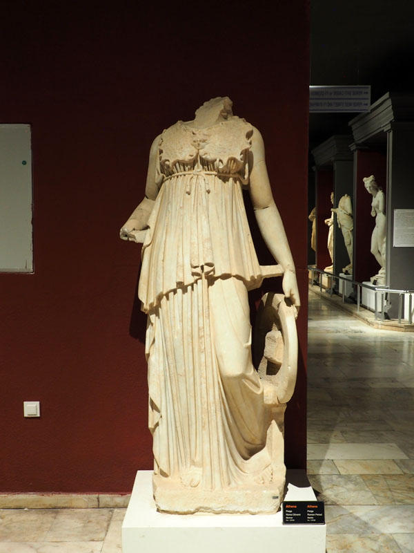 Statue of Athena found in Perge