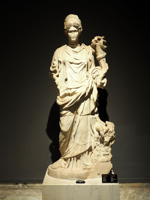 Hygieia statue from Perge at Antalya museum