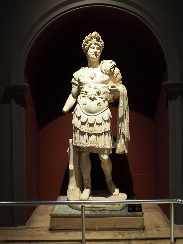 Statue of Hadrian from Perge in Antalya Museum