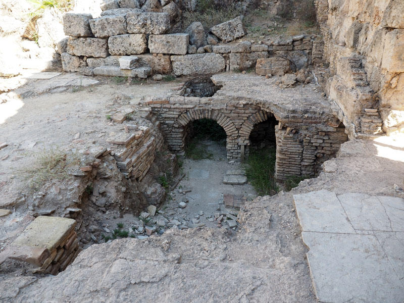 In the calidarium of the roman bath