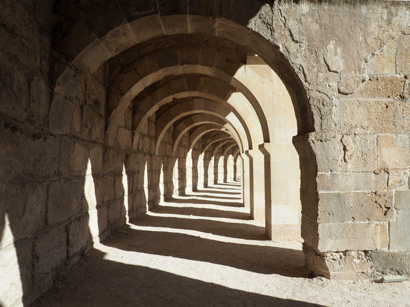 Inside Aspendos Amphitheater