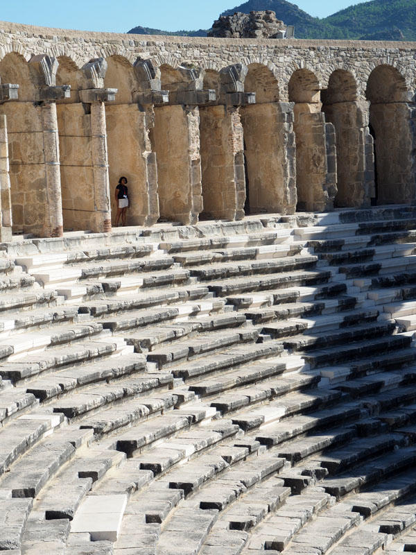 Inside Aspendos Amphitheater