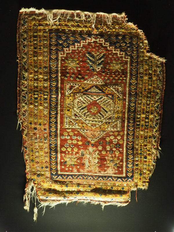 Carpet on display at Sultanhani Caravanserai