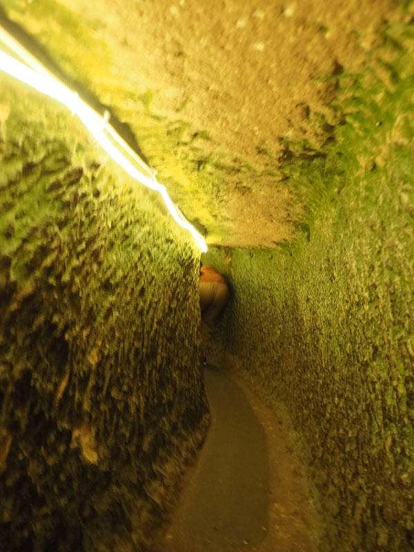 Tunnel between the third and fourth levels of Ozkonak Underground city