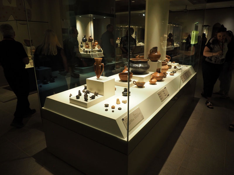 Display case at The Museum of Anatolian Civilizations