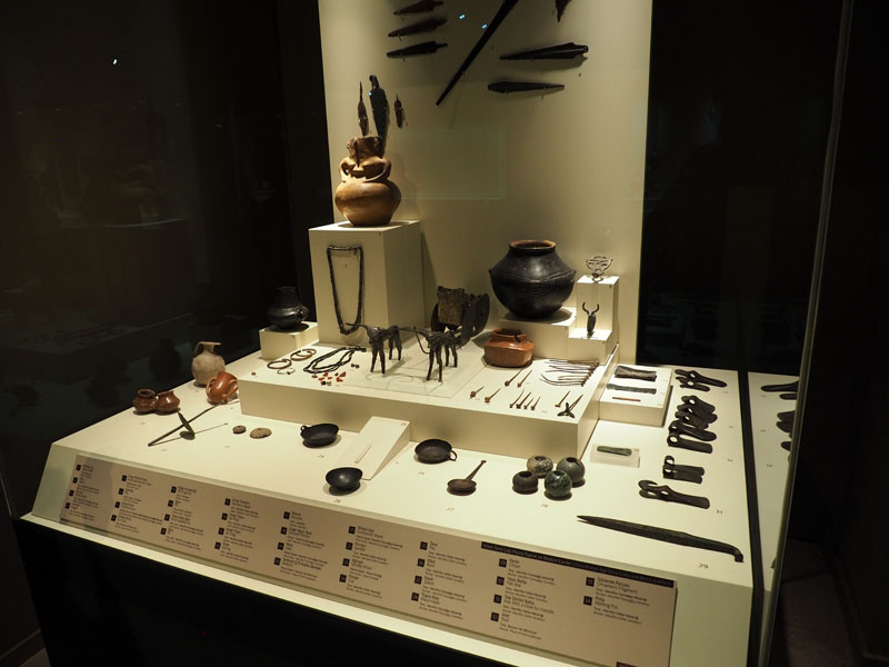 Display case at The Museum of Anatolian Civilizations