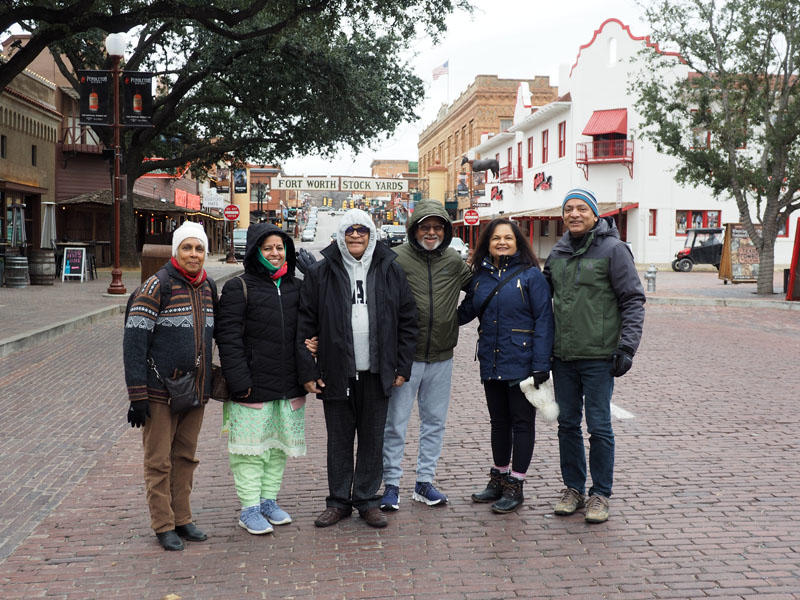 At the Fort Worth Stockyards