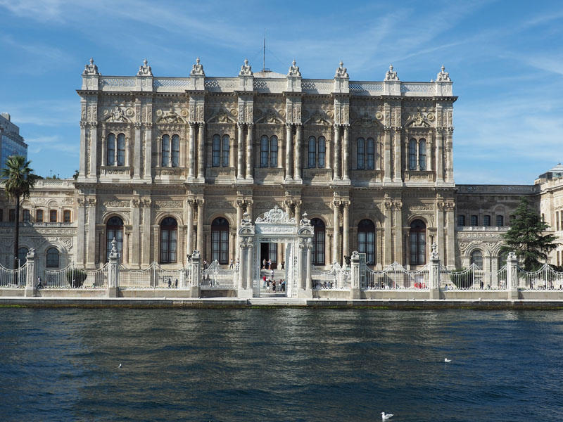 Dolmabahçe Palace from the Bosporus