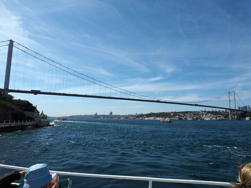 Another shot of the first bridge across the Bosporus