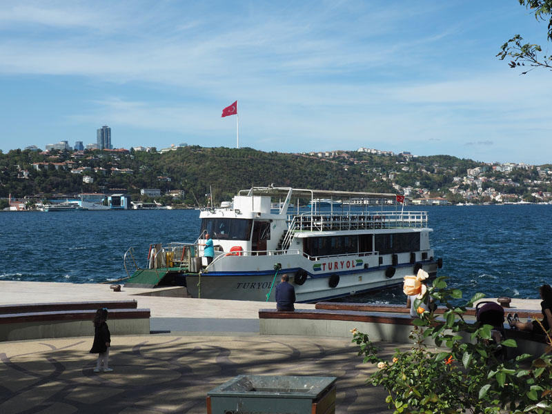 Our boat for the Bosporus Cruise